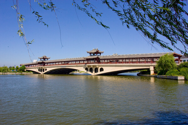 绍兴廊桥图片