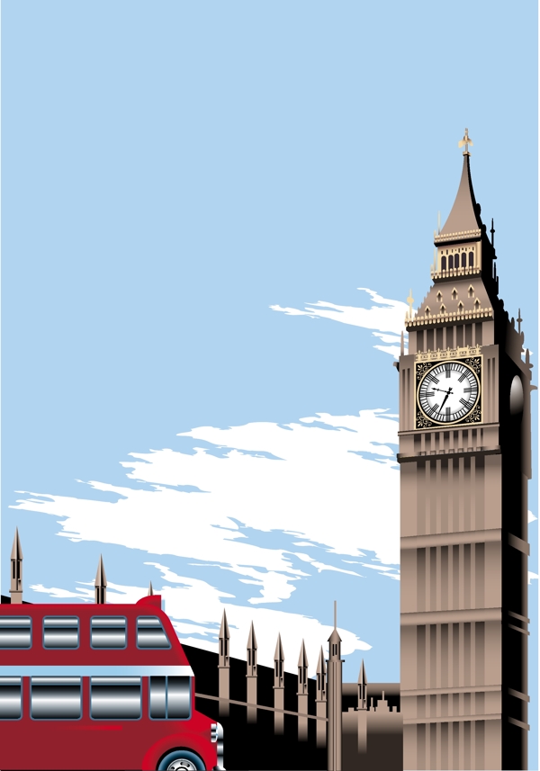 伦敦钟楼图片