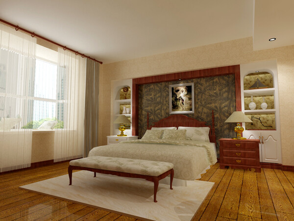 家装设计欧式卧室图片