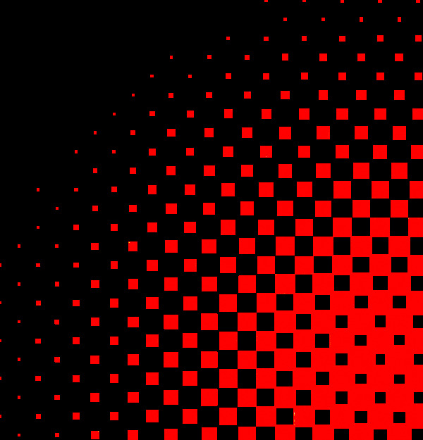 红白方格相间渐变png元素