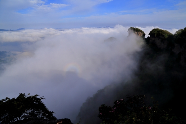 四川光雾山云海风景