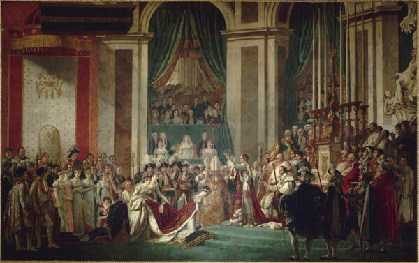 拿破仑加冕图片