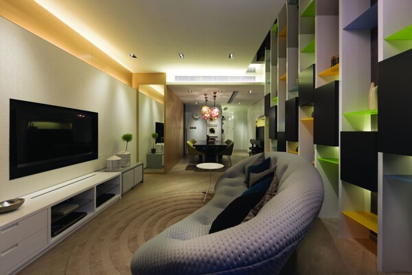 现代创意客厅沙发设计图