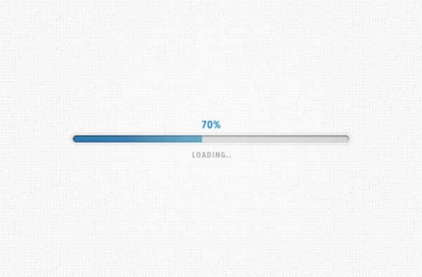 简单的轻载进度条PSD