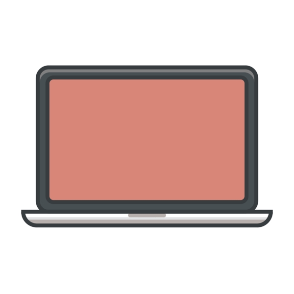 网页UI电脑笔记本icon图标设计