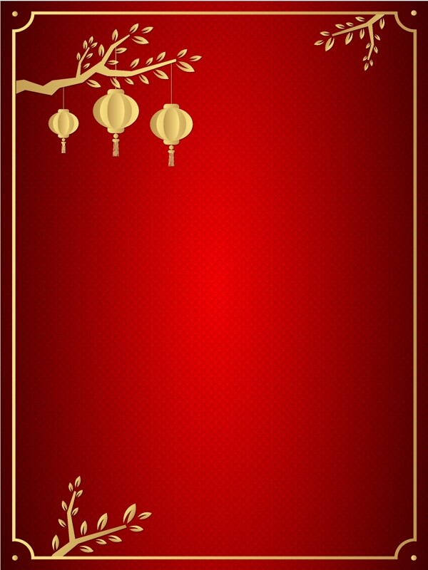 红色新年喜庆元旦背景