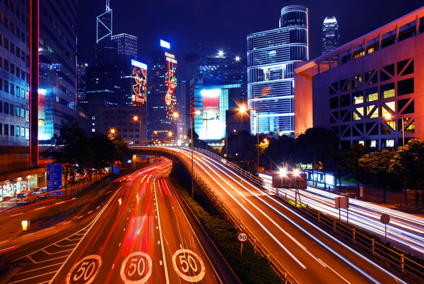 香港城市夜景