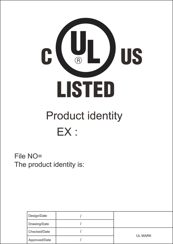 美国UL认证标志图片