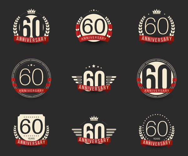 60周年庆典徽章