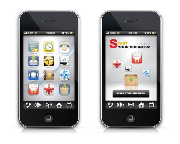 iPhone创意图标手机app素材