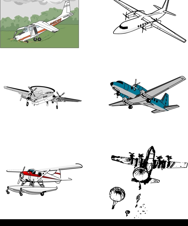 飞机矢量飞机矢量图片