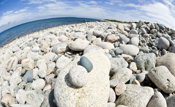 海岸石头自然风景图片
