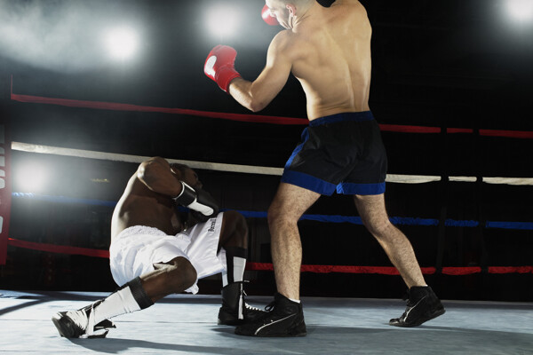 拳击运动员摄影图片