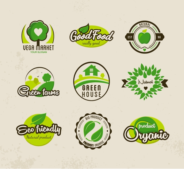 绿色有机食品标签