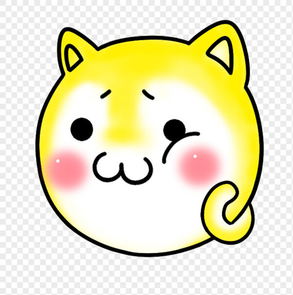 卡通黄色狗头托腮思考小柯基卖萌表情包