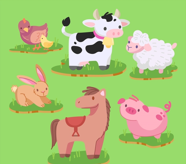 7款可爱农场动物