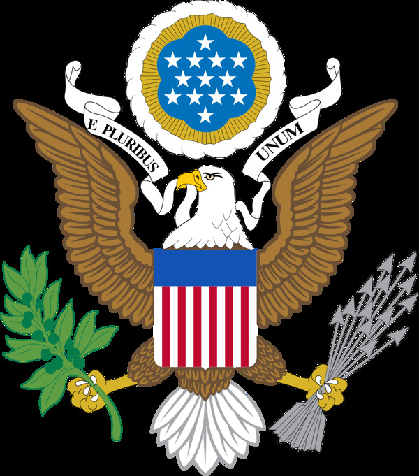 美国鸟形国徽免抠png透明图层素材