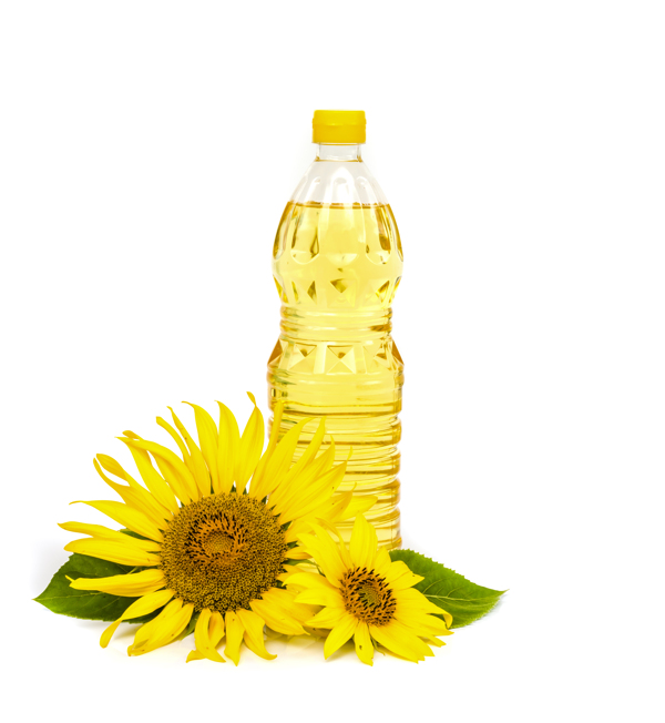 食用油与太阳花图片