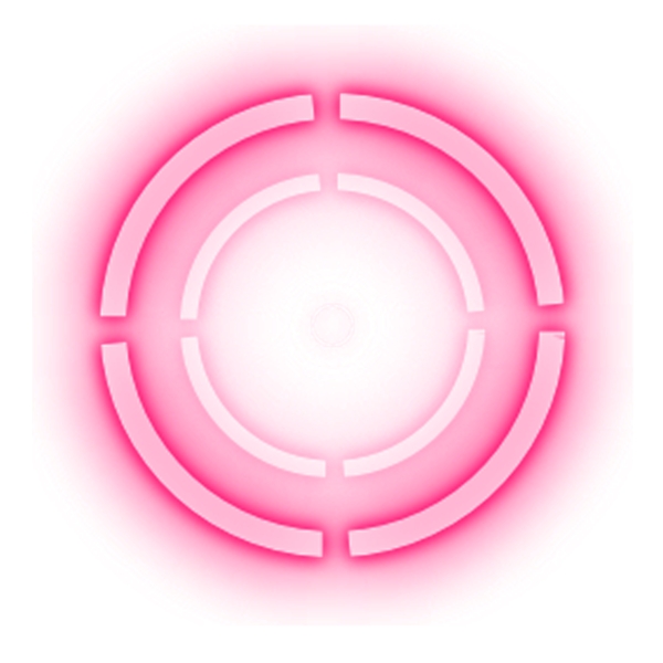 粉红色霓虹圆环素材