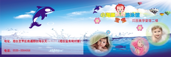 贝因美小海豚宝宝游泳馆图片