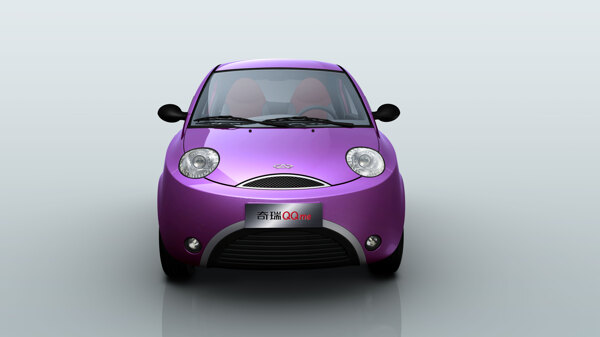 紫色高档汽车图片