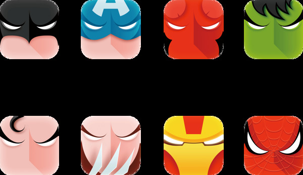 超级英雄app图标图片