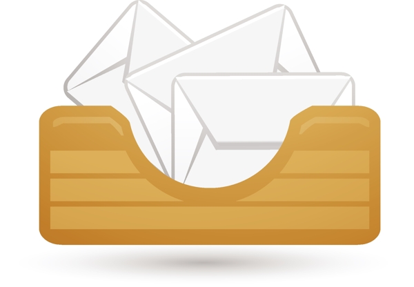 电子邮件收件箱Lite通讯图标