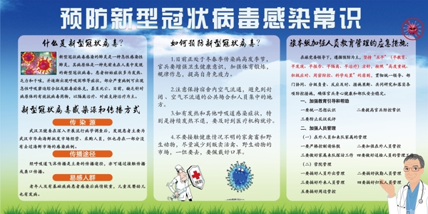 新型冠状病毒宣传